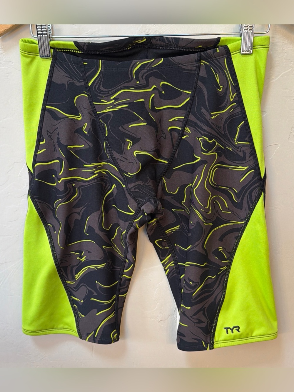 TYR Durafast Elite Blade Splice Jammer Galaxy Black/Lime Mens Size 34 Medium